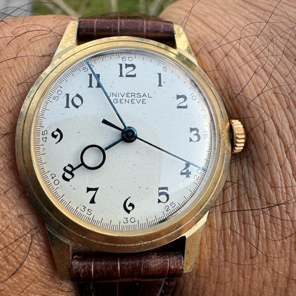 Vtg Universal Geneve cal.263 Manual Wind Men’s Watch 🔥 - Picture 4 of 9